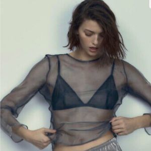 Zara Translucent Top Premium